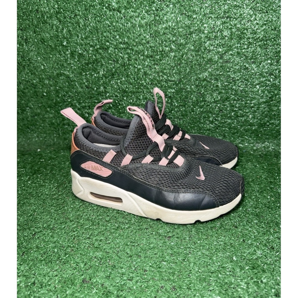 Nike Air Max 90 EZ Womens 5 Boy 3.5Y Grey Running Shoes Comfort Walking Sneakers